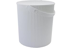 SCELTEVIE Hachiman Omnioutil Secchio LL, a Norma Alimentare, Senza Tossine e Plastificanti, Resistente al Gelo -20 °C e al Calore 120 °C, Portata 150 kg, Bianco