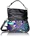 Produktbild Desigual Bols Folded Boheme Schwarz Lila Grün Damen Handtasche Umhänge Tasche Schultertasche Umhängetasche 73X9WA2/4100