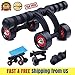 Produktbild 4 Rad ab Roller Maschine [Upgrade Version – Verhindern Rollover] Bauch Fitnesscenter – Pro Core armmuskeln Toning Trainer Equipment für Fitness Home Gym Workout Maschine mit Knieschoner Kneepad & Boden Stopper