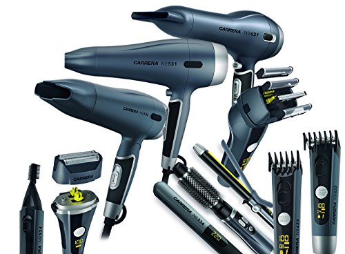 CARRERA 622 Haarschneider & Haartrimmer mit Aufsatz 4 – 19 | 21 – 36 mm Feineinstellung 0,8 | 1,2 | 1,6 | 2,0 mm Haarschneidemaschine mit Akku Netzbetrieb - 9