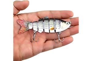 LENPABY 1pcs Mutil articulé vairon pêche leurres Natation swimbaits wobbler brochet Carpe Truite Silure pêche appâts