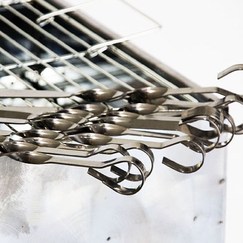 10 Grillspieße 40cm Schaschlikspieße Fleischspieße Schampura - 5