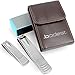 Nail Clippers Set of 2 Stainless Steel for Both Male and Female Including a Bonus Storage Wallet and Nail Block by Bodest - Wide Opening and Sharp Blades For Fingernails & Toenails.