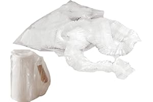 JINGLING Pack of 50 Thickened Disposable Dust Covers, Transparent Kitchen Appliances Cover, Microwave Dust Covers, Elastic Universal Cover for Toaster, Oven, Ixer