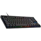 Logitech G G515 TKL Kablolu D&uuml;ş&uuml;k Profilli Oyun Klavyesi, Tamamen &Ouml;zelleştirilebilir RGB, &Ccedil;ift Katmanlı PBT Tuş Kapakları, İn