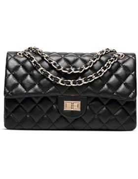 KIPTOP Clutch Frauen Karriere ol Handtasche kariert Kette Tasche Umhängetasche Modus Damentaschen