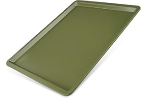 Zenker Green Vision Placa de Horno de Acero con Recubrimiento Antiadherente ILAG con Cera Natural de Carnauba, Material Sostenible y Vegano, 5 Años de garant., 42x32 cm, 1 ud.