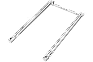 Coisien 69785 - Bruciatore per Barbecue, 45,7 cm, in Acciaio Inox, Ricambio per Weber Spirit 200, Spirit E-210, E-220, Spirit S-210, S-210, S-220 Series per Barbecue a Gas con comandi Anteriori (2013