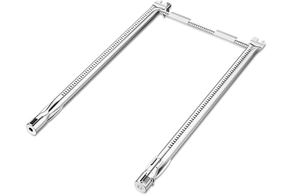 69785 45,7cm Brûleur de gril en acier inoxydable pour Weber Spirit I 200, Spirit E-210, E-220, Spirit S-210, S-220, Spirit II 200 Series Grils à gaz avec commandes à l'avant,2013 et plus récent