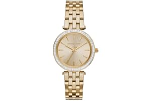 Michael Kors Orologio Darci da donna, Movimento al quarzo a tre lancette in tonalità oro con cinturino in acciaio inossidabile