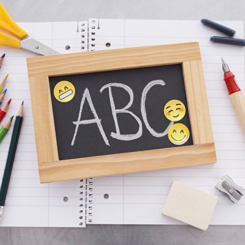 almondcy Lovely Emoji-Muster Glas Kühlschrank Magnet Aufkleber Home Dekoration Kristall Kühlschrank Magnete & #-; 12 - 3