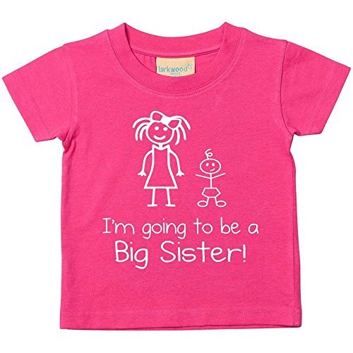 60 Second Makeover Limited I'm Going to Be a Big Sister Pink Tshirt Baby Toddler Kids Available in Sizes 0-6 Months to 14-15 Years New Baby Sister