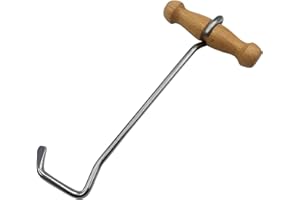 GENERIC Boot Hook Pull handle - Welly Boot Remover | boot scraper tool | Pair Meat Boot Hooks To Pull On Cowboy Tool for Easy On Boots | Effective Mud & Dirt Remover for Boots Shoes and Wellies