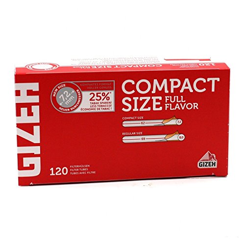 Gizeh Compact Size Starter Set 2x Hülsen 2x Pocketbox 1x Stopfer 5 Starter-Sets - 3