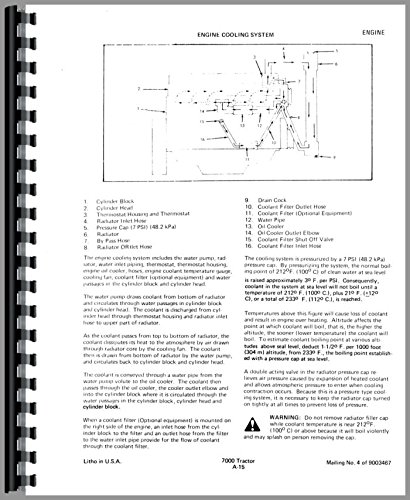 Preisvergleich Produktbild Allis Chalmers 7000 Tractor Service Manual