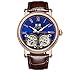 Produktbild Automatische mechanische Uhr Herren Doppelte Tourbillon Gürtel Mode Hollow wasserdicht Das Datum Fenster wird angezeigt , color 3