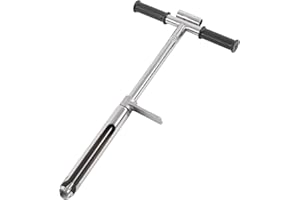YITRE Soil Sampler Probe, Strong Strength Solid Soil Sampler Probe Stainless Steel with Ejector Foot Pedal for Lawn Garden
