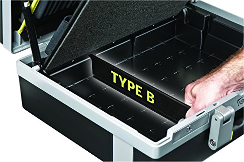 raaco Längstrennwand 55 L/XL für Werkzeugkoffer ToolCase, schwarz, 140782 - 4