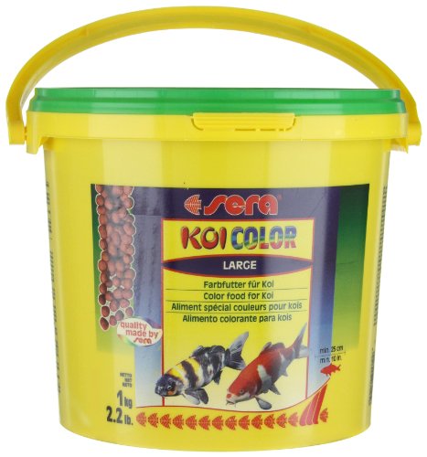 sera 07025KOI COLOR LARGE 3800 ml – Farbfutter für langlebige, farbenprächtige Koi ab 25 cm - 3