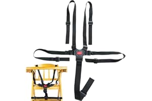 VQEOEOT Sicherheitsgurt für Kinderwagen, 1 Stück 5 Punkt Gurt, Kinderschutzgurt, Ersatz-Sicherheitsgurte, für Hochstuhl/Kinderwagen/Kinderwagen