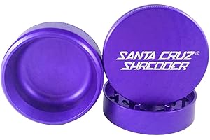 SANTA CRUZ SHREDDER Trituradora de Santa Cruz, tamaño grande, 3 piezas, color morado
