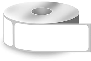 BETCKEY - 1 Rolek Etykiety Termiczne, 25 x 76mm(1 x 3"), 520 Etykiety Samoprzylepne Kompatybilny z Drukarką Etykiet Zebra, Klej Premium & Perforowane