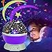 Produktbild Projektor Lampe, Omitium LED Sternenhimmel Projektor Nachtlicht 360° Drehbare Kinder Lampe, Einschlafhilfe mit Farbspiel, Perfekt für Kinderzimmer, Schlafzimmer, Geburtstag, Parteien, Weihnachten-Lila