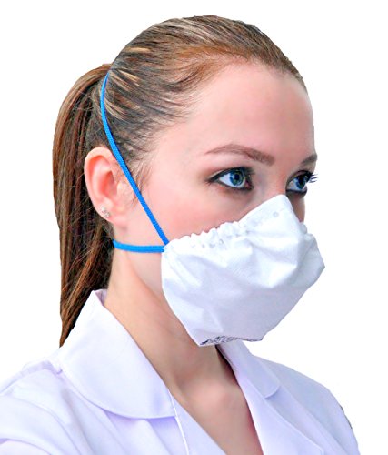 Atemschutzmaske FFP3 | Pack of 20 | Atemmaske Atemschutz Halbmaske Staubschutz Respirator Disposable Breathing Dust Mask Staubmasken Feinstaubmaske Staubmaske filter | Air Filtration with Electrospun Nanofibers - 3