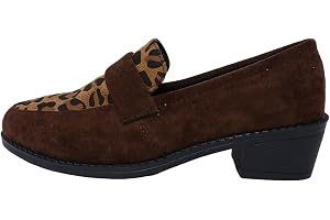 Ortopediska platåloafers för kvinnor, mocka ortotur damer slip-on loafers komfort låg topp tjock loafer lätt plattform loafer