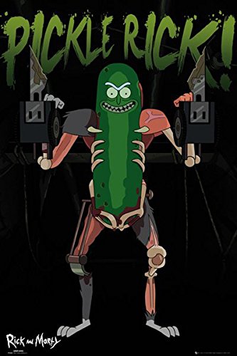 Póster Rick & Morty - Pickle Rick! (61cm x 91,5cm) + 1 póster sorpre