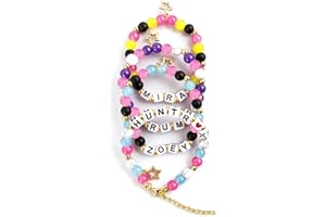 HOVCEH for Kpop Demon Merch Bracelets Inspired Bracelets, Friendship Bracelet Set, Stackable Stretch Bracelets for Fans Christmas Birthday Gifts, Concert Outfits Accessories