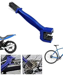 Lukzer 1Pc Bike Cycle Chain Cleaner Brush/Multipurpose Cleaning Tool (Random Colour)