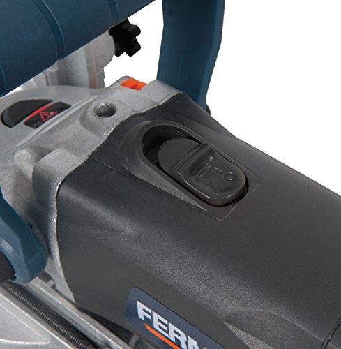 FERM BJM1009 Flachdübelfräse 900W – Mit 50 Lamellendeubel (Größe 20), Sägeblatt und Staubfangsack in einem Robusten Aufbewahrungskoffer - 10