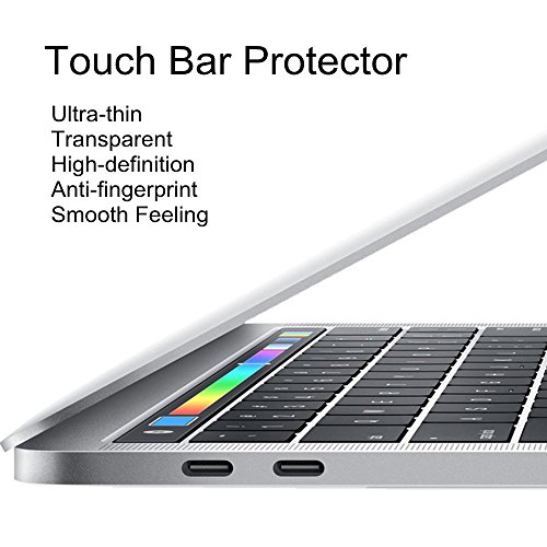 Se7enline Transparente Schutzfolie für Macbook Pro Touch Bar+Trackpad 3in1 Beschützer Glatte Oberfläche für 2016 neu Macbook Pro 15″ Zoll/15 inch Modell A1707 - 3