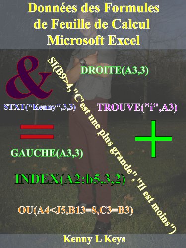 Données des Formules de Feuille de Calcul Microsoft Excel Données des Formules de Feuille de Calcul Microsoft Excel