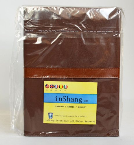 inShang Hülle für Apple iPad 2 iPad 3 iPad 4, Edles PU Leder Tasche Hülle Skins Etui Schutzhülle Ständer Smart Case Cover für Tablet iPad, Super Automatische Einschlaf-/Aufwach funktion, elegant Belt + buckle design + inShang Logo hochwertigen Stylus Eingabestift Stift - 5