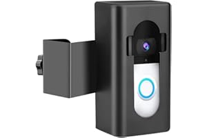 VOANZO Anti-Theft Doorbell Mount Bracket for Video Doorbell Secure Installation Adjustable Angle Durable Protection