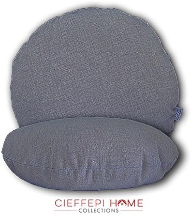 Cushion Cover MULTICOLOR Round without soul (Grey)