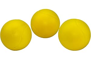 alldoro 60051 XXL Satz Von 3 Softbällen, Jaune, Ø 7 cm