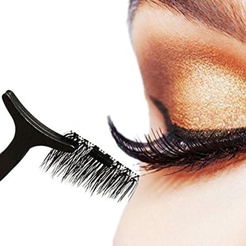 Dawn Till Dusk Magnetic False Eyelashes Extension 1 Pair 4 Pieces Magnet Eye Lashes for Eye Beauty Natural Look 100% Pure Homemade Reusable AQMLASH