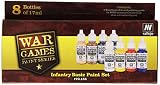17 ml botella cuentagotas Plastic Soldier - Juego de pinturas para miniaturas de la Segunda Guerra Mundial