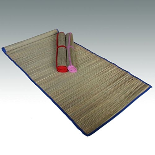 Bastmatte Strandmatte Liegematte in blau 180X60cm - 2