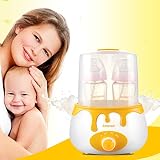 2 in 1 Tragbares Doppelzimmer Neugeborenen Baby Smart Flaschenwärmer für Muttermilch Milch Wasser, Constant-Heizung - 4