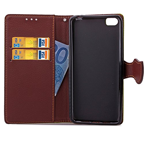 Xiaomi Mi 5 Funda  Free Gifts Multifunctional Data Line SongNi   TPU Leather Wallet Funda Leaf shape Magnetic Closure Card Slot Wallet Stand Flip leather Funda for Xiaomi Mi 5-Green