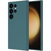 Zore Galaxy ile uyumlu S24 Ultra Kılıf Zore Mara Lansman Kapak Koyu Yeşil