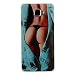 Produktbild Samsung Galaxy A3 2016 / A310 (4.7 Zoll) Hülle, Hozor Weiche Silikon Schutzhülle Geprägtes 3D Muster Handyhülle TPU Matt Kratzfeste Backcover Bumper Case - Sexy Arsch