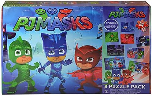 PJ Masks GIANT 8-Puzzle Pack [24 pieces for ea puzzle]