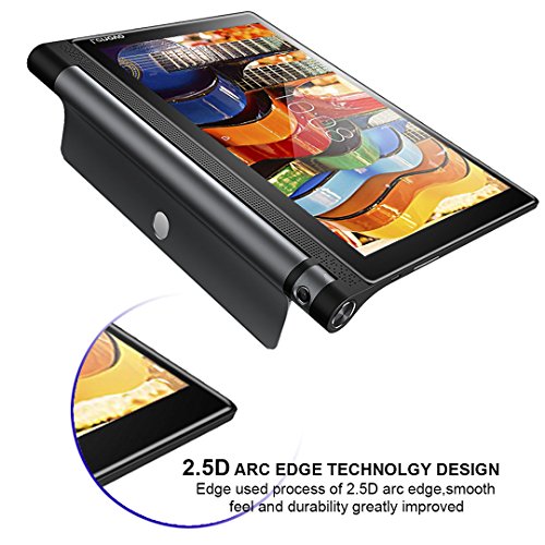 Lenovo Yoga Tab 3 Plus / Lenovo Yoga Tab 3 Pro 10.1 Zoll Panzerglas Schutzfolie, iVoler® Panzerglasfolie folie Displayschutzfolie Hartglas Gehärtetem Glas DisplayPanzerglas Schutzfolie Displayschutz Tempered Glass Screen Protector für Lenovo Yoga Tab 3 Plus / Lenovo Yoga Tab 3 Pro 10.1 Zoll – 0,3mm Dünn, 9H Härtegrad, 2.5D Abgerundete Kanten – [Kratzfest][Hohe Transparenz] [Fingerabdruck-frei][Blasenfrei]-Lebenslange Garantie - 5