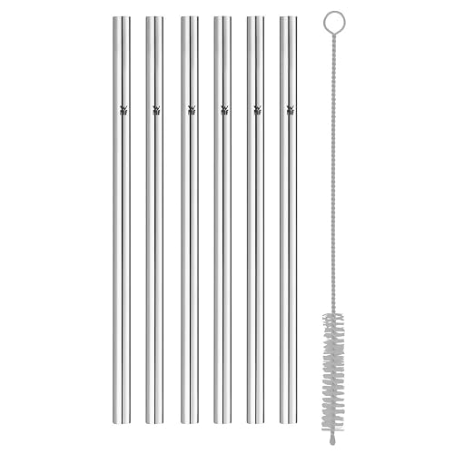 WMF Baric Metall-Strohhalm-Set, 7-teilig