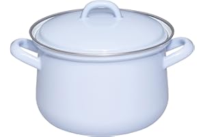 Riess, 0606-127, garnek do mi?sa z pokrywk? 16 cm, 1,5 l, emalia, edycja CLASSIC NATURE BLUE LIGHT, 1,054 kg, 1,5 litra, 23 x 17,7 x 11,3 cm